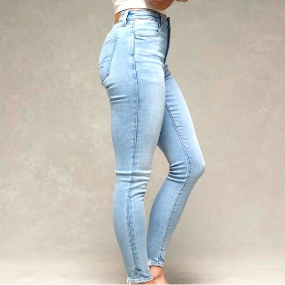 AE Ne(x)t Level Light Blue Denim Jegging - Picture 1 of 4